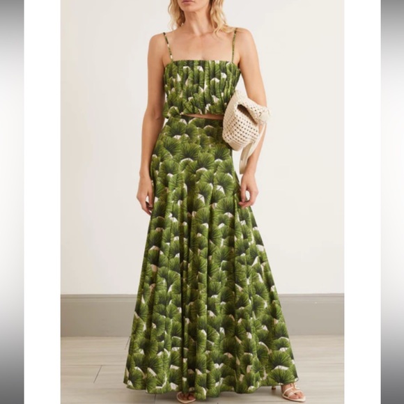 Agua by Agua Bendita Tops - Agua By Agua Bendita Mimosa Printed Crop Top. Size S.